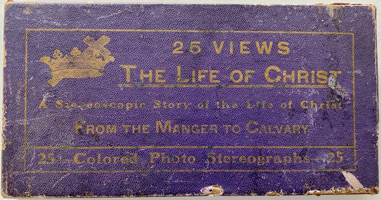 STEREOVIEWS, Lot of 25, Life of Christ, From The Manger To Calvary