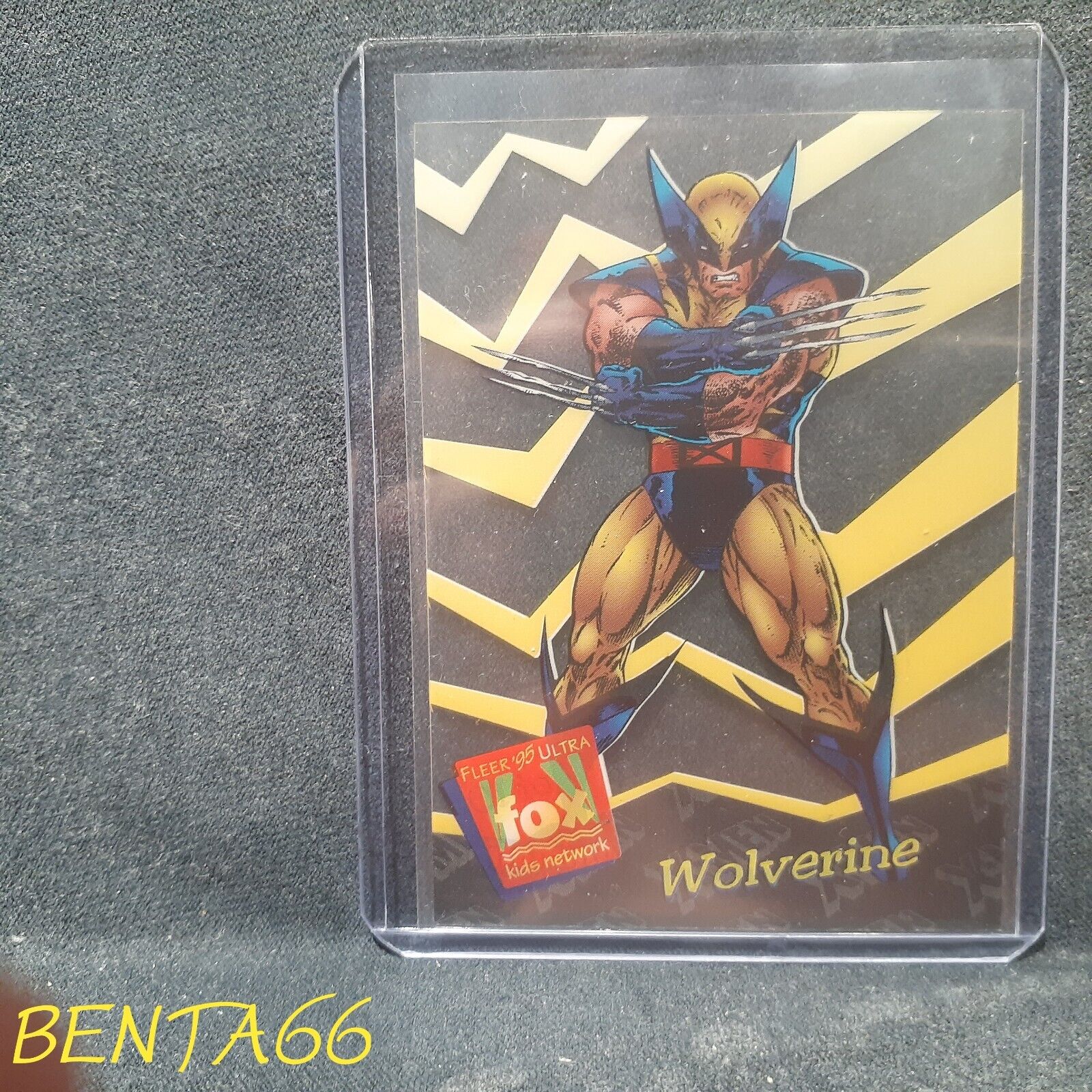 1995 X-Men Fleer Ultra 🔥 Fox Kids Network Suspended Animation Wolverine Card #6