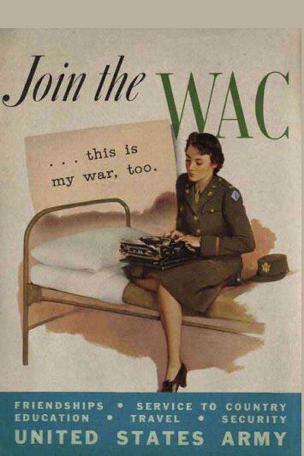 World War 2 Women WAC WW2 Photo Glossy 4*6 in M032