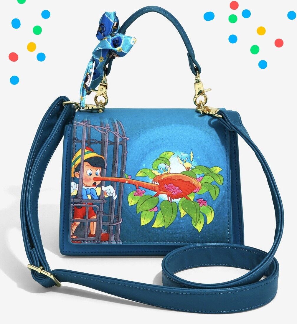 Loungefly Disney Pinocchio Bird\'s Nest Handbag - BoxLunch Exclusive NWT & Sealed