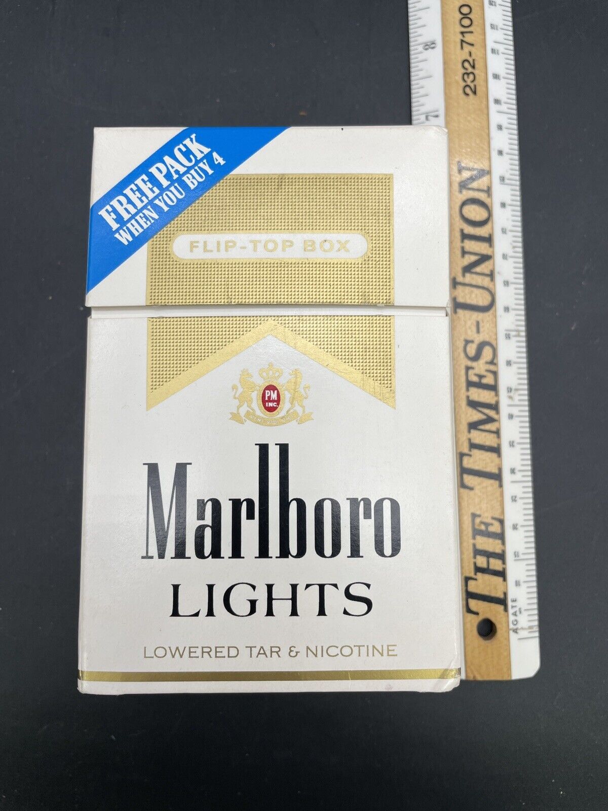 Marlboro Lights Promo Fliptop Box 5 Pack Carton