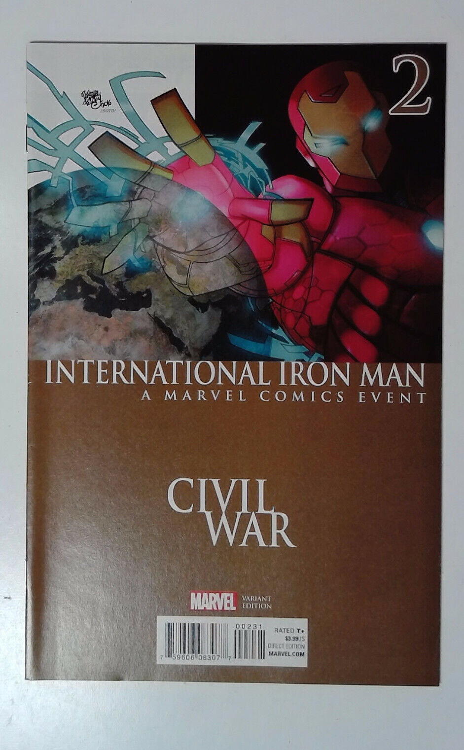 2016 International Iron Man #2 C Marvel NM- Civil War 1st Print Comic Book