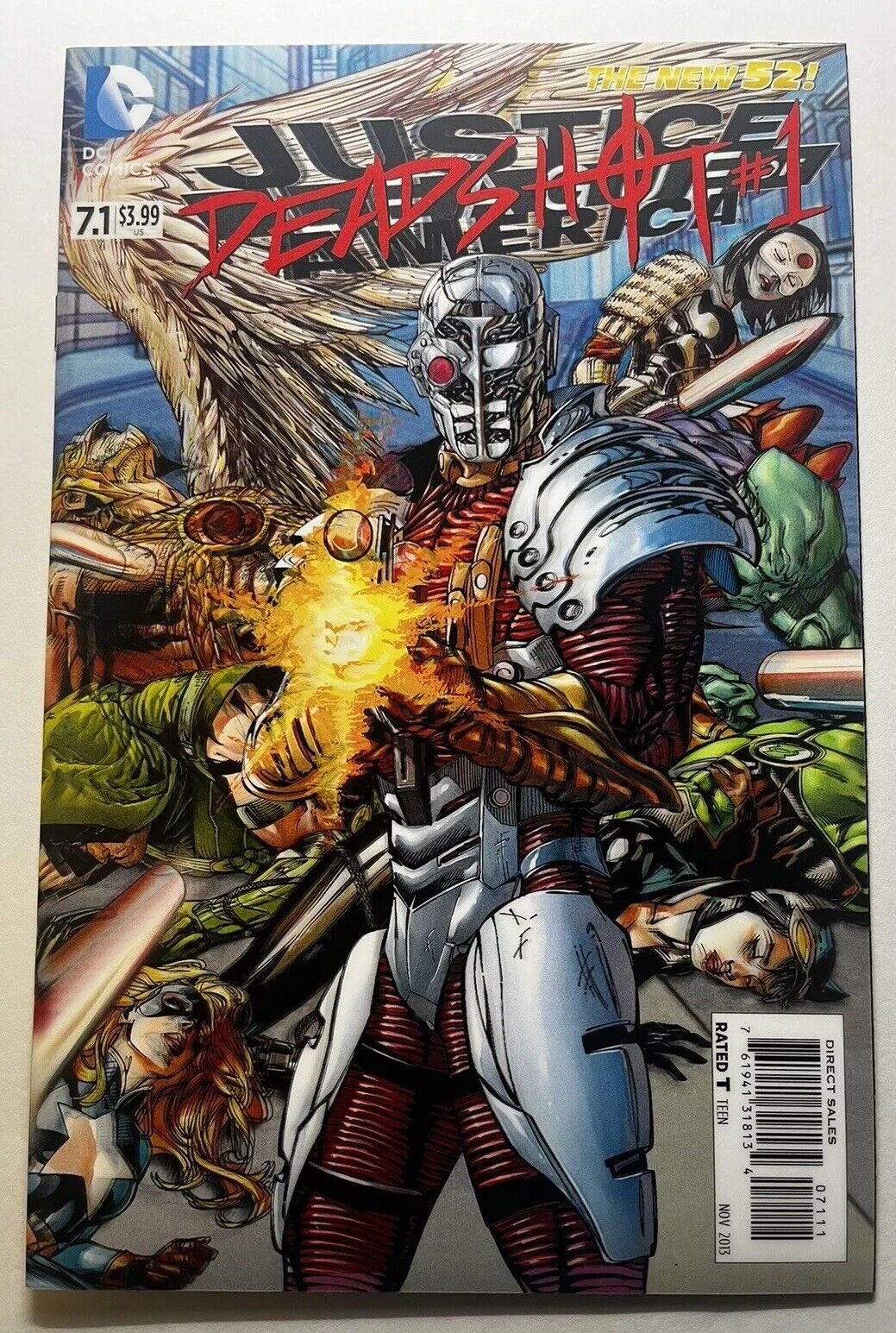Justice League of America Deadshot #1 Lenticular Cover (2013 DC Comics)