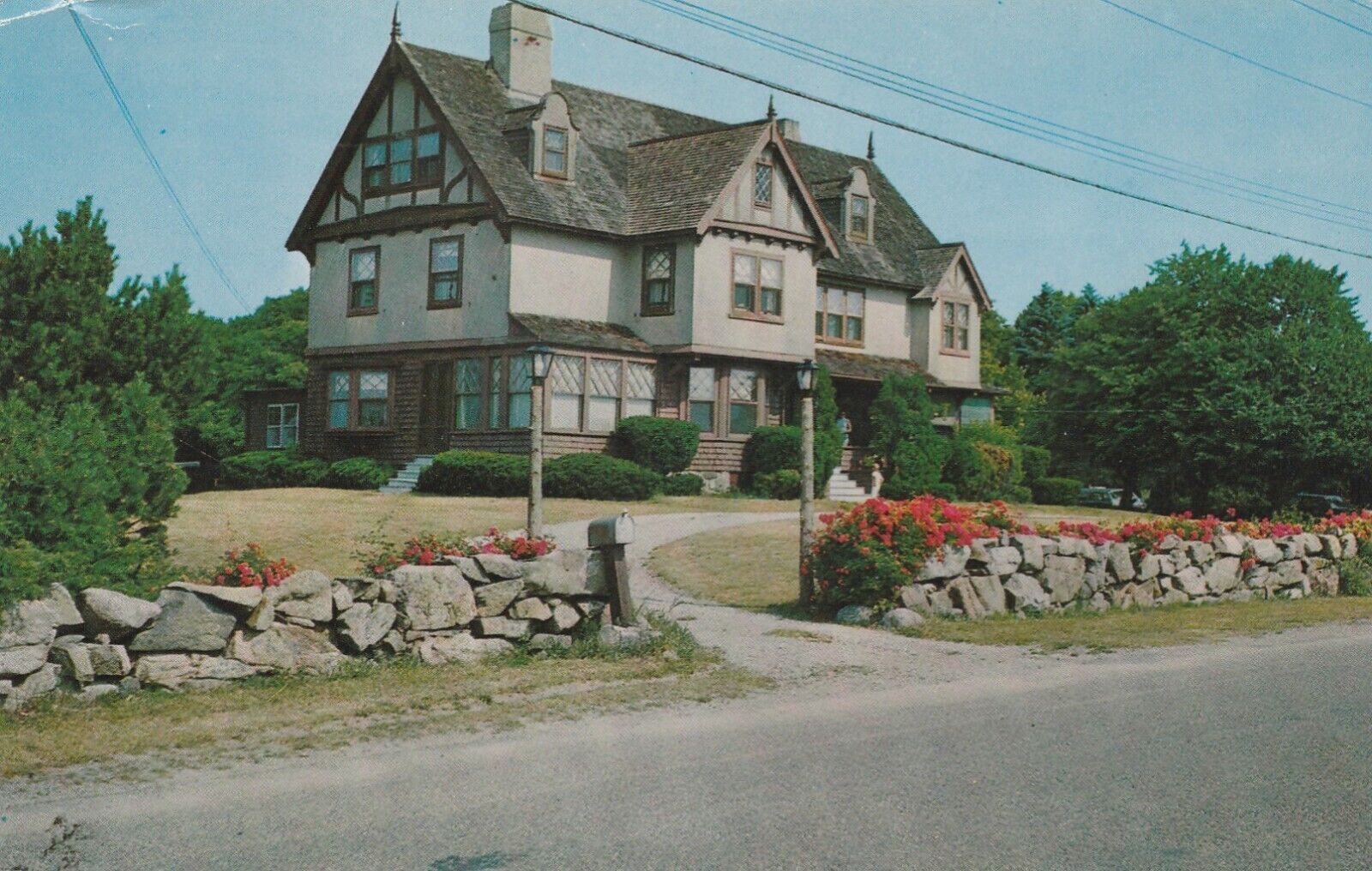 Rockport Mass Faraday Inn Massachusetts Postcard