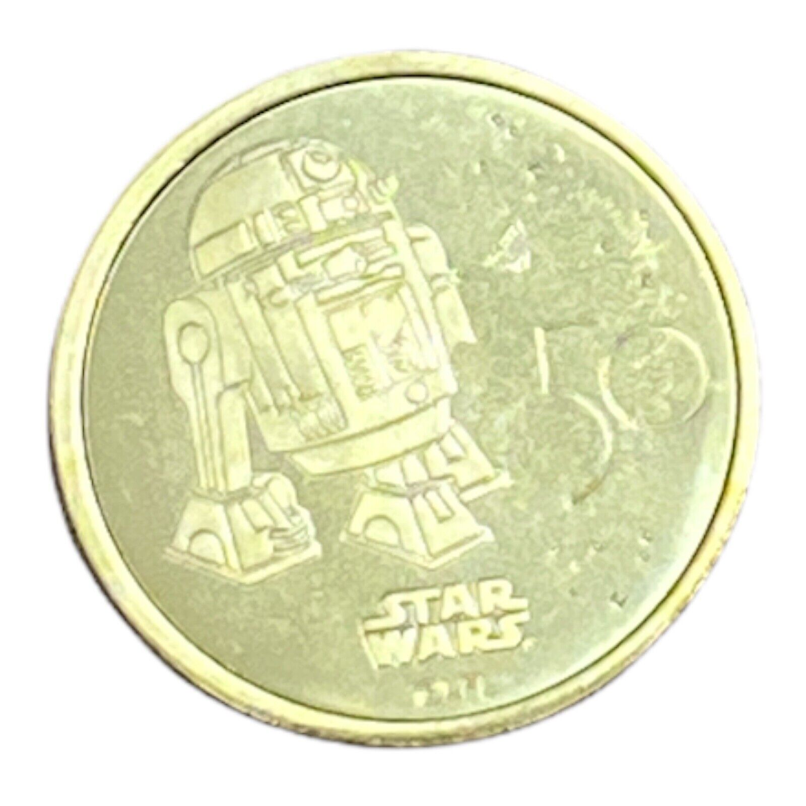 2021 Walt Disney World 50th Anniversary Metal Medallion Coin - R2-D2