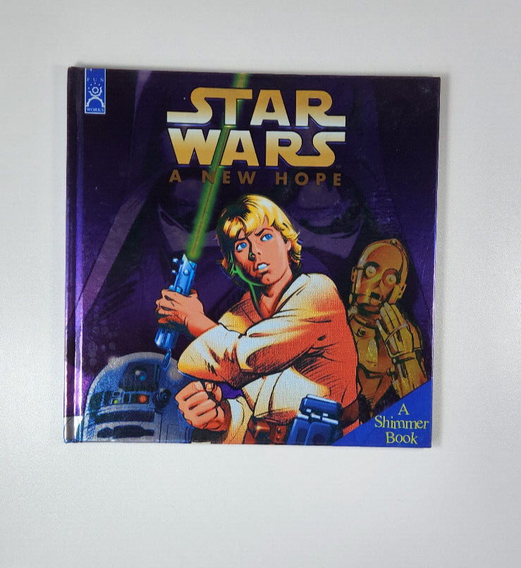 Star Wars A New Hope Shimmer Book Children\'s Story Kids Luke Classic