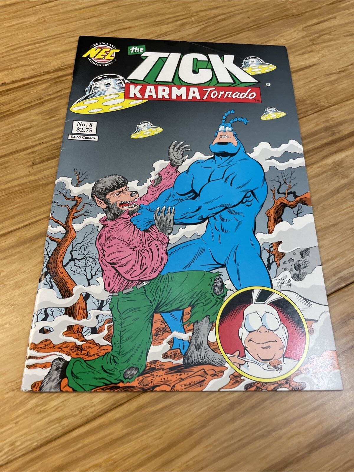 Vintage NEC Comics The Tick Karma Tornado Issue #8 Comic Book KG