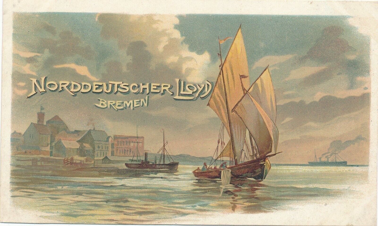 Norddeutscher Lloyd Bremen Postcard – udb (pre 1908)
