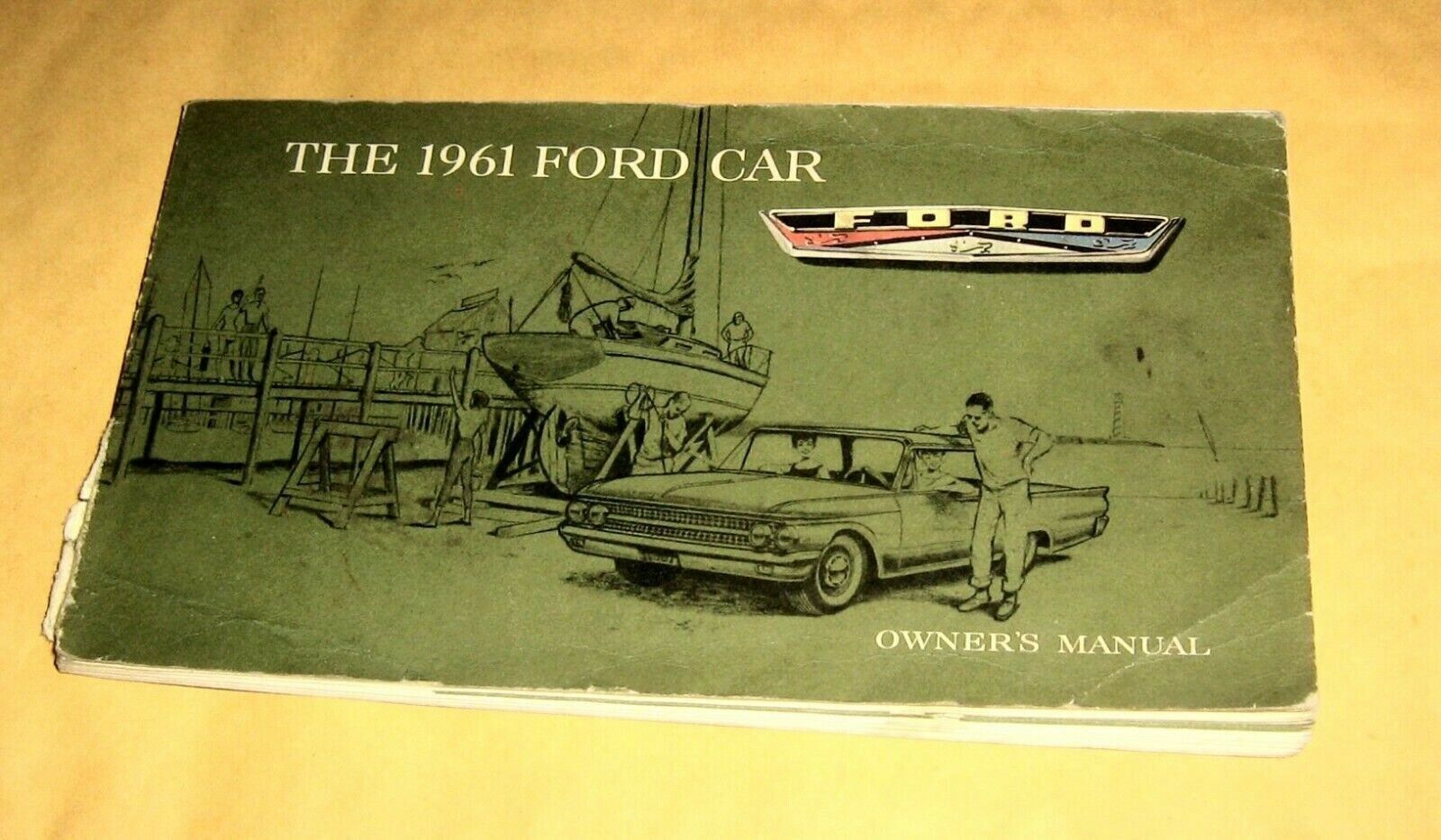Vintage 1961 Ford Instruction Book,Owner's Manual,Driver's Handbook,Polaraire