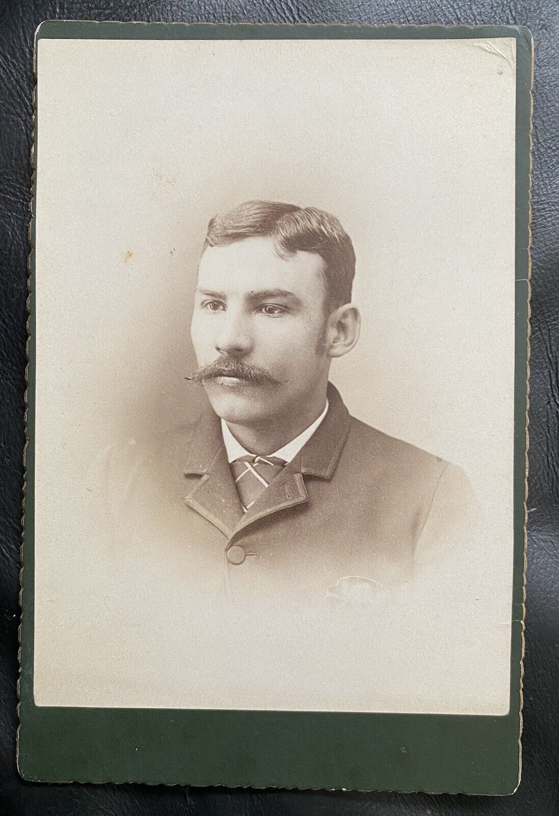 1880s Bill Holbert MLB Baseball Cabinet Card NY Mets Catcher Baltimore MD Native