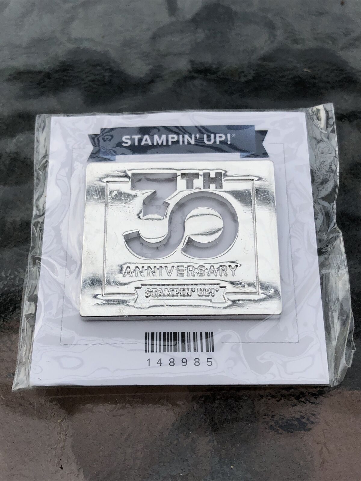 Stampin Up 30th Anniversary Collectors Metal Travel Lapel Pin