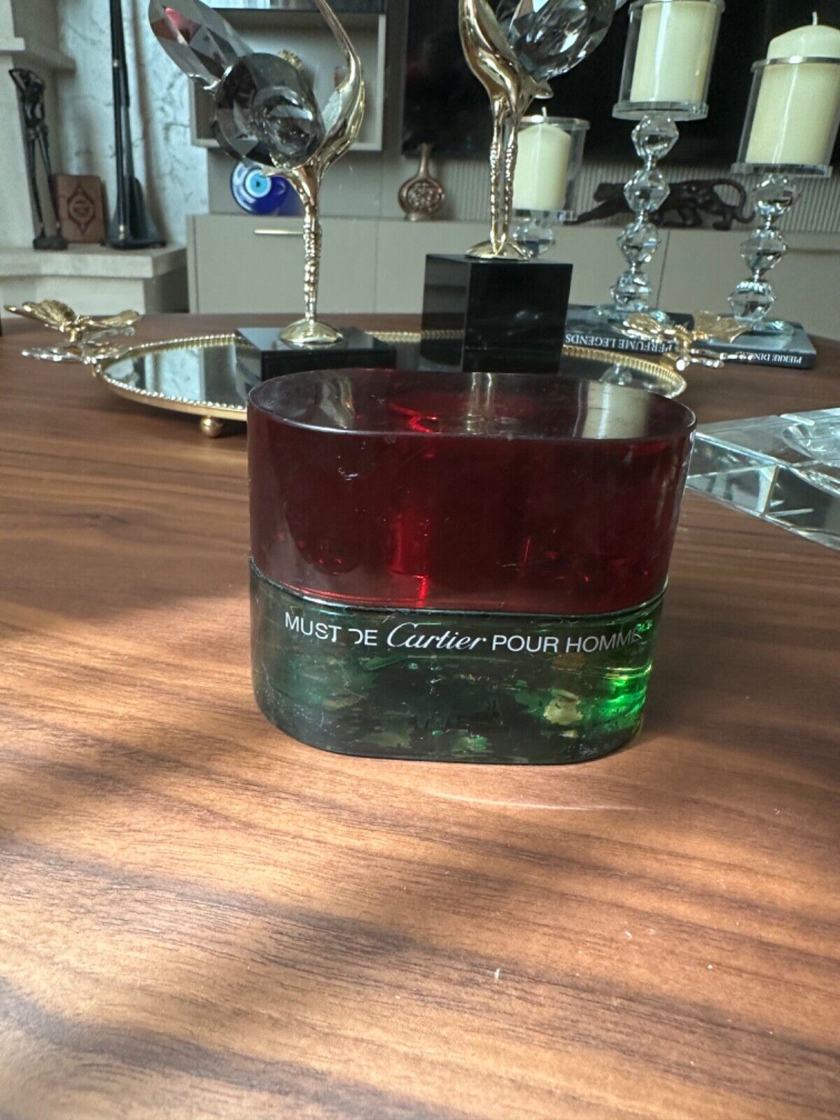 Vintage Must Pour Homme de Cartier 80 ml left  spray EDT Spray men perfume