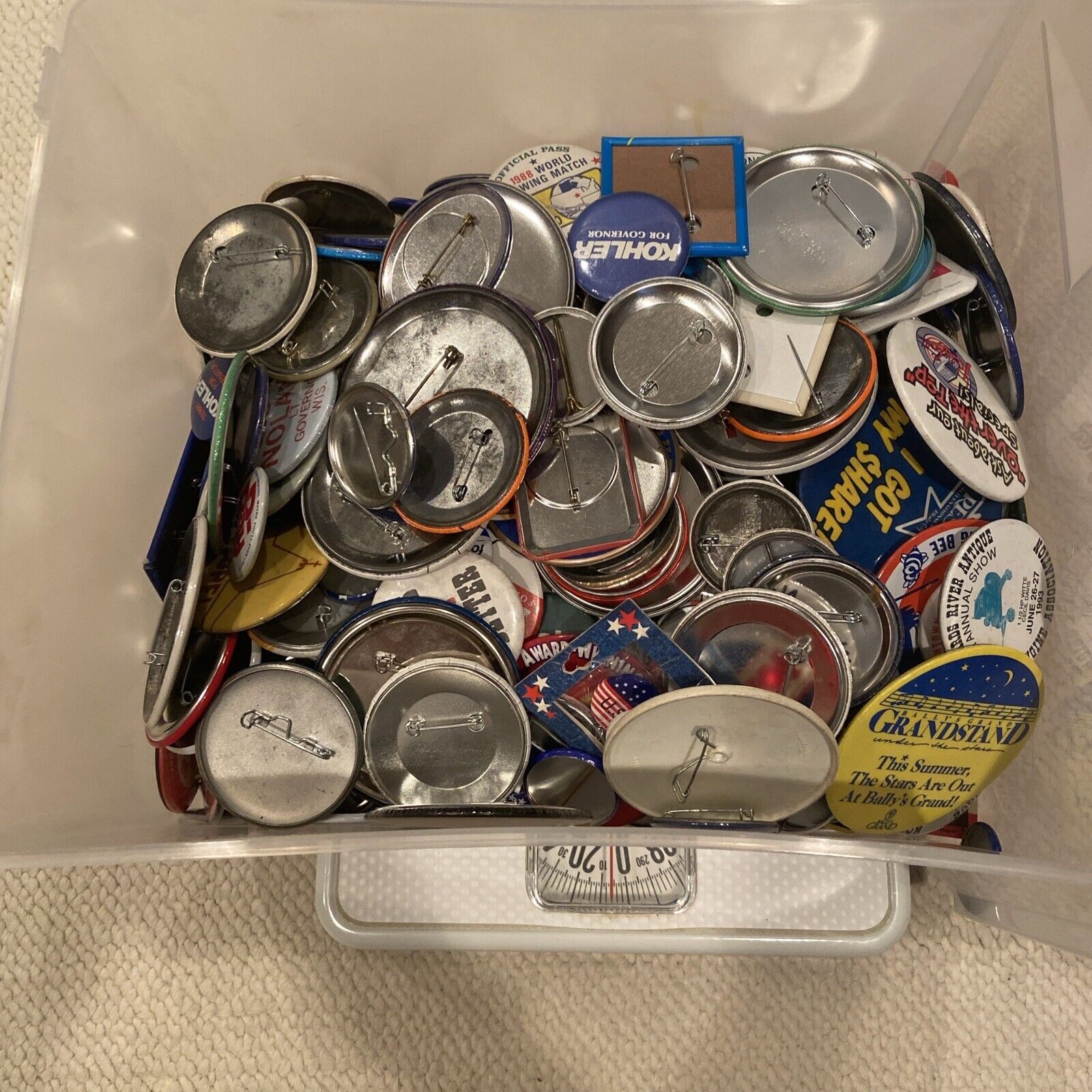 Lot Of Button Pins