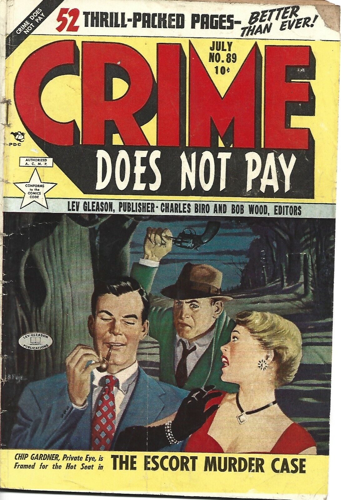 Crime Does Not Pay ...  #89 July 1950.. Complete Comic  ..Free Shipping