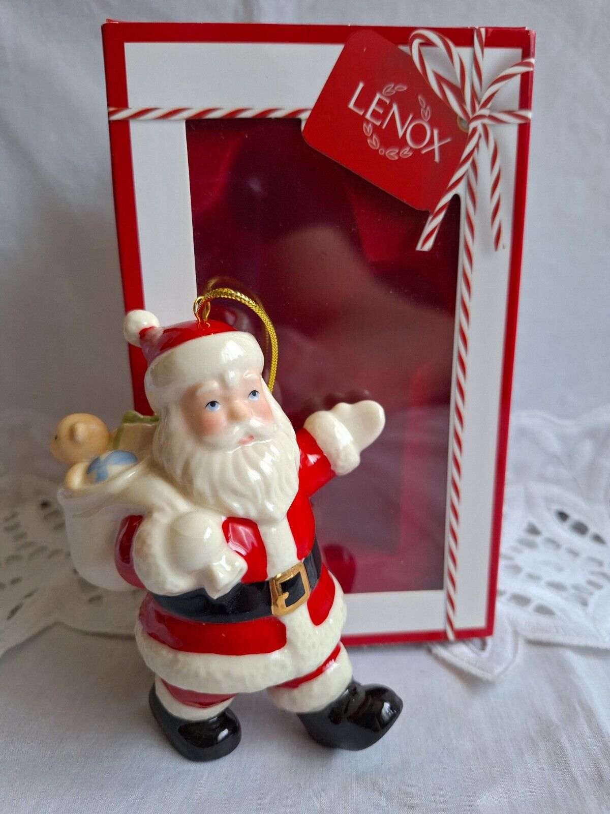 LENOX Special Delivery Santa Claus Ornament