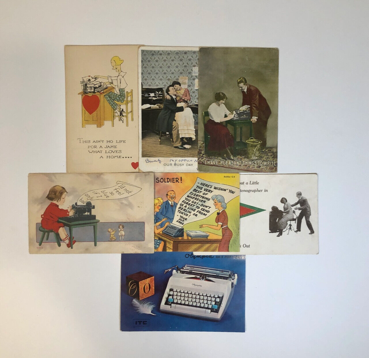 Typewriter Ephemera/ Postcards, Manuals/ Royal