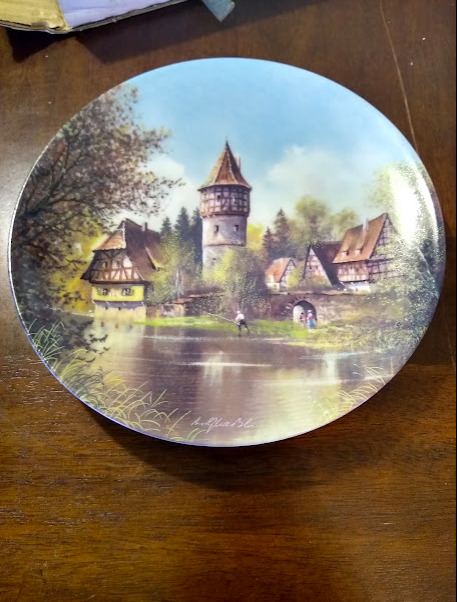 Collector Plate Bradford Vohenstrauss Johann Seltmann Germany Am Wasserturm