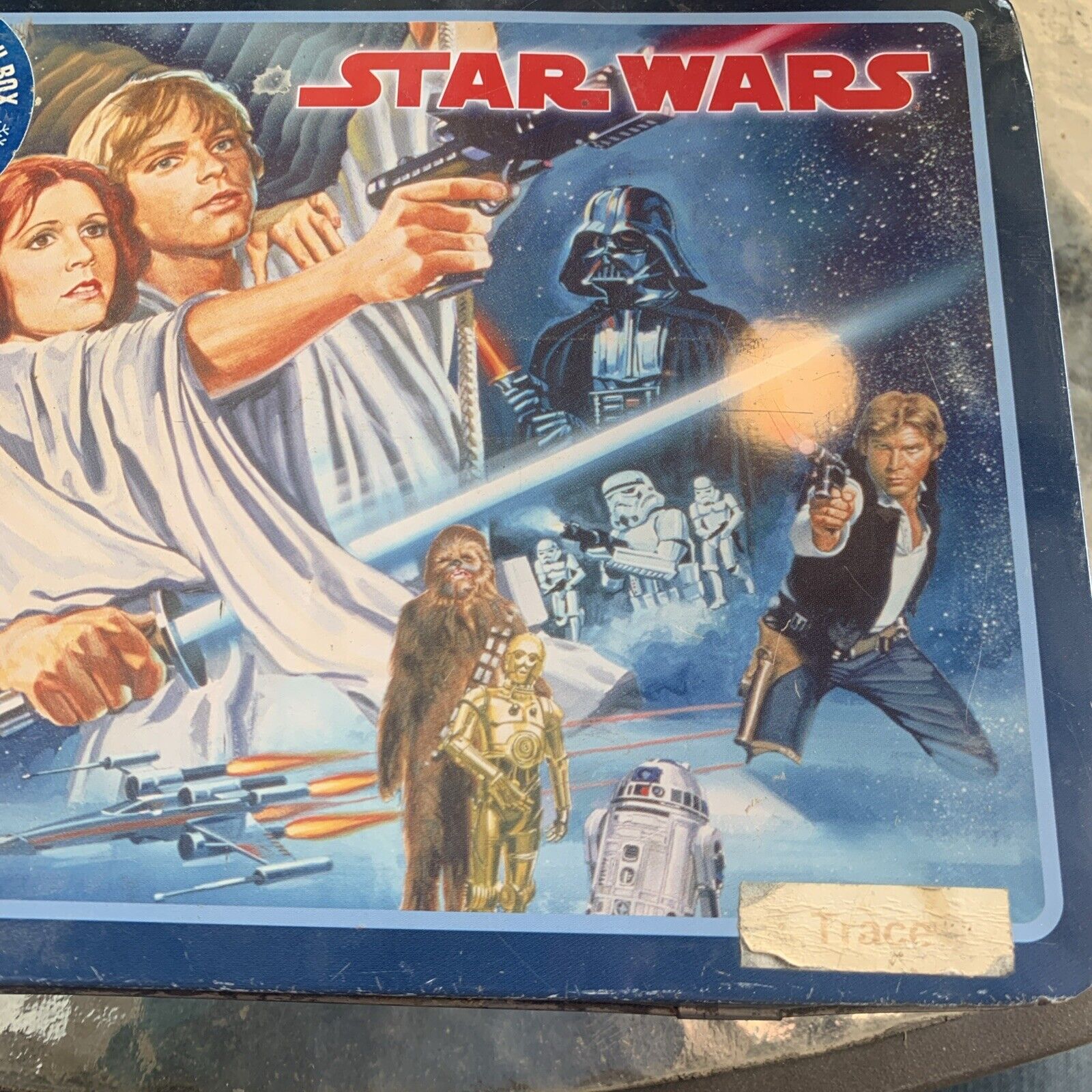 The Tin Box Company Star Wars Classic Tin Lunchbox ~9” x 7” x 3 1/2”