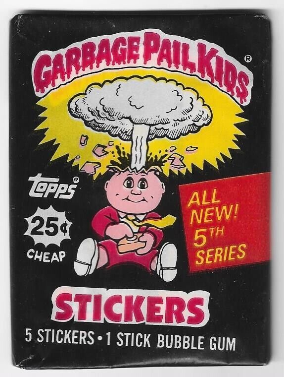 1986 Garbage Pail Kids 5th Series Factory Sealed Unopened Wax Pack