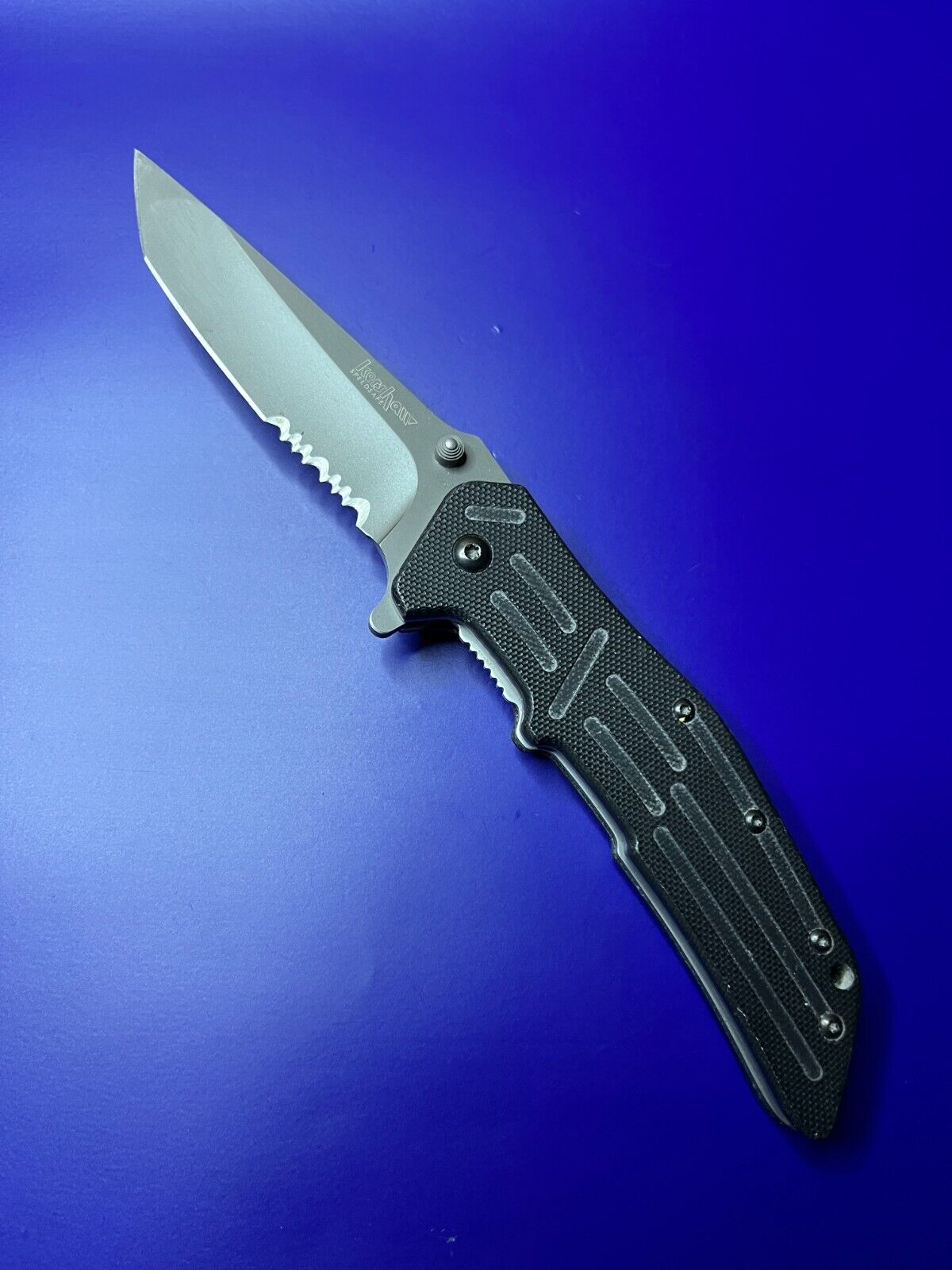 Kershaw 1985ST Assisted Open Knife Liner Lock Combo Edge Tanto Blade