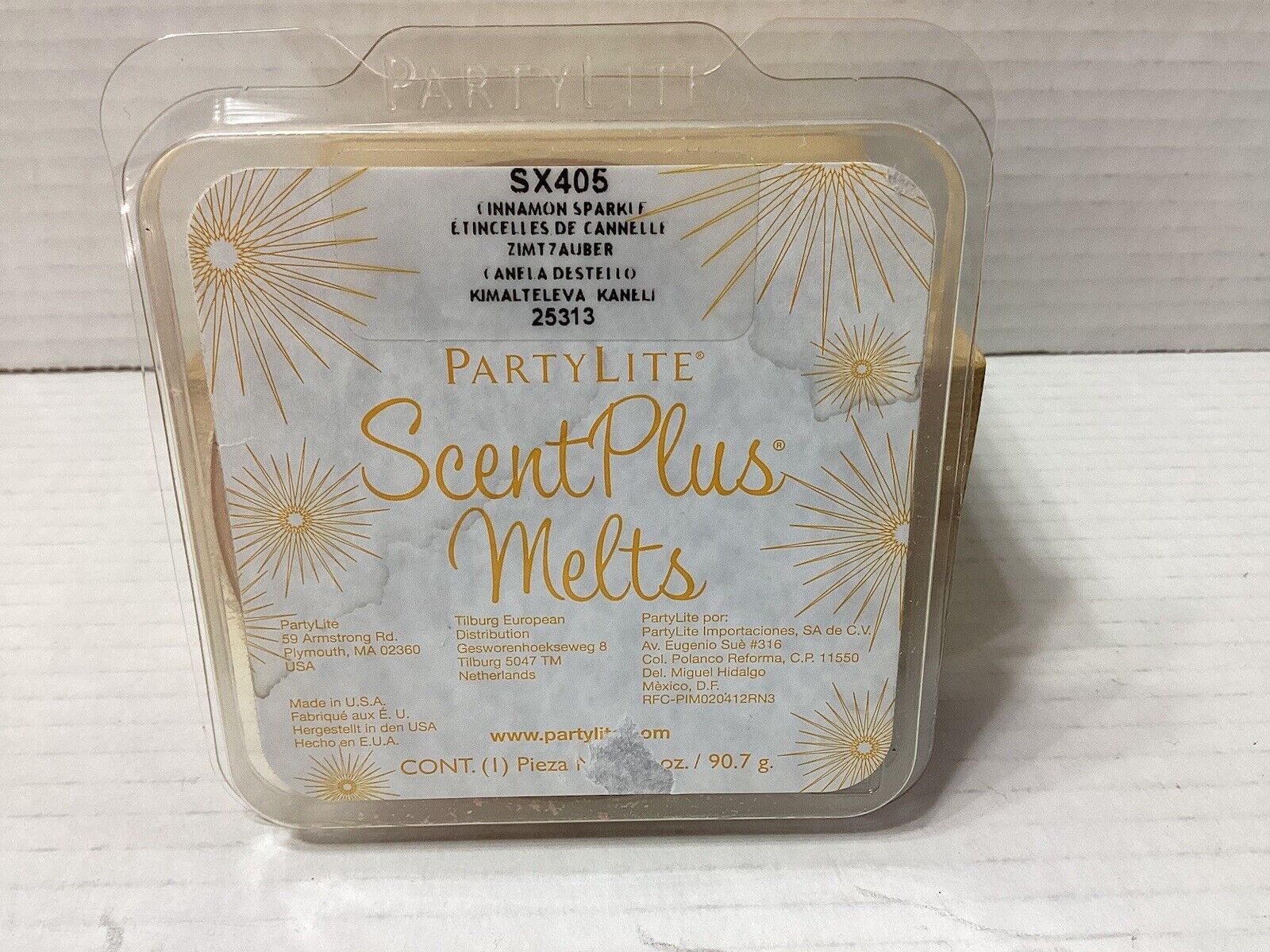 Partylite Scent Plus Melts Cinnamon Sparkle NEW
