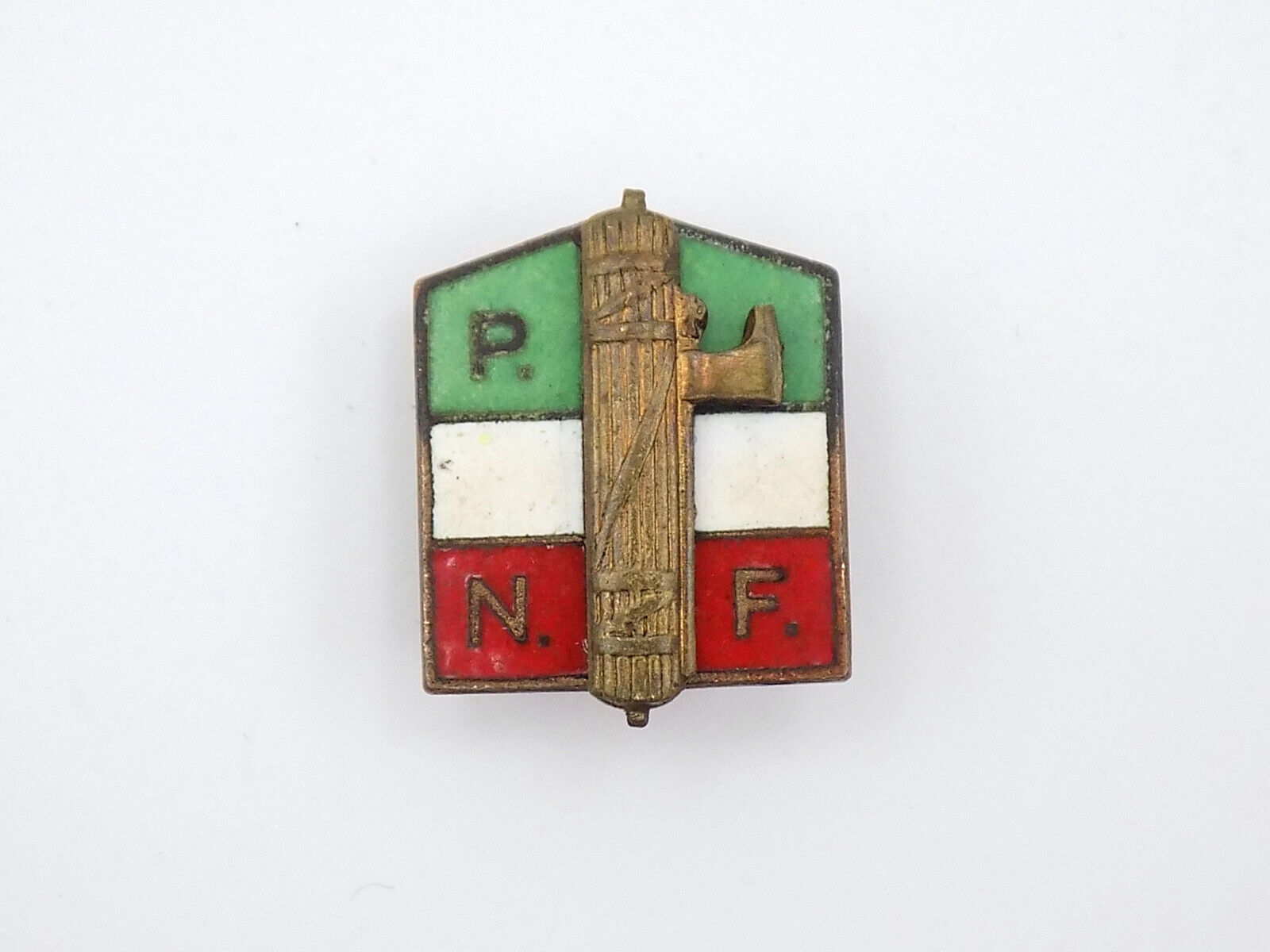 Original WWII Italian Fascist Party PNF Members Badge
