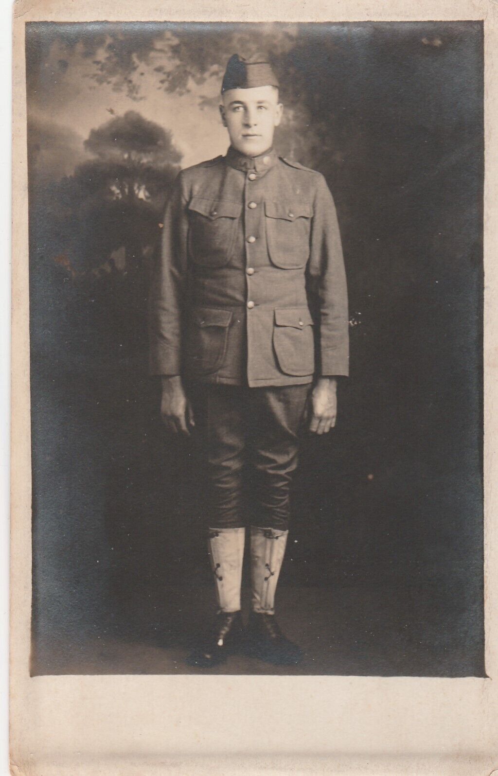 United States Soldier c1910 postcard RPPC