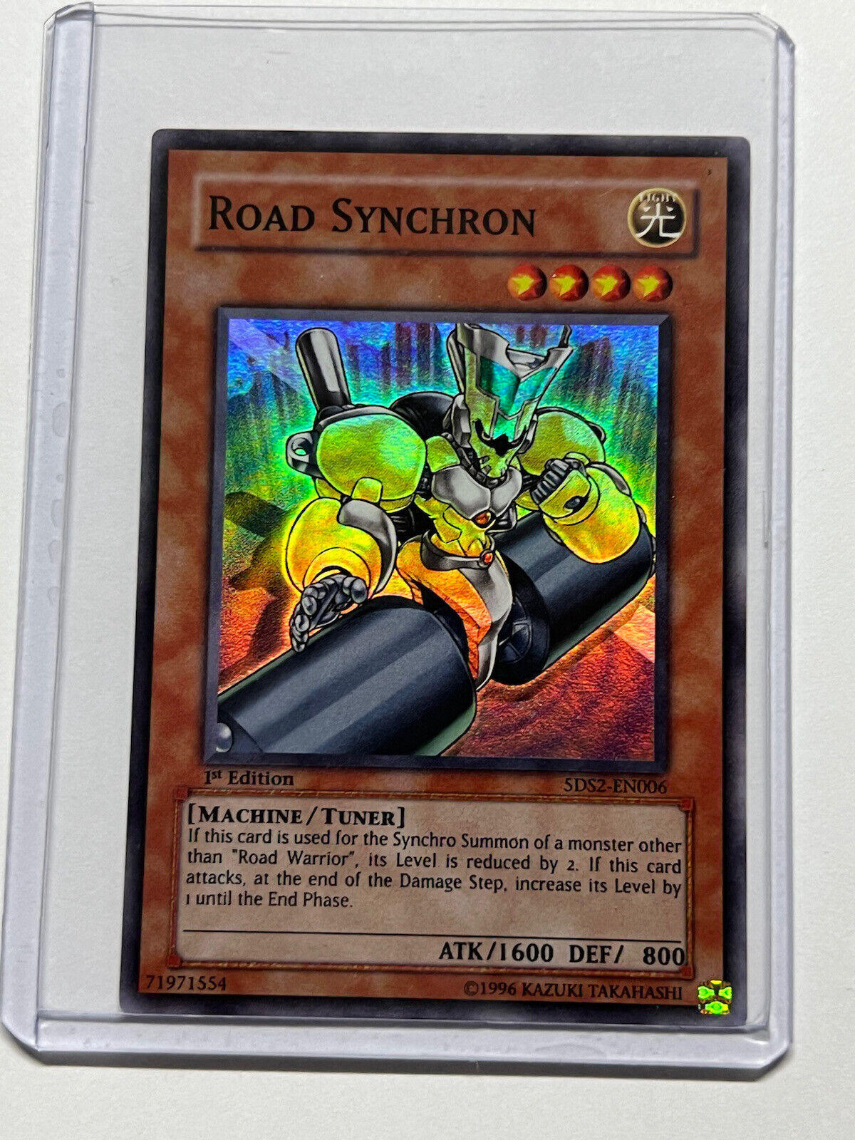 Road Synchron - 5DS2-EN006 - SUPER HOLO Rare - 1st Edition - Near Mint YuGiOh
