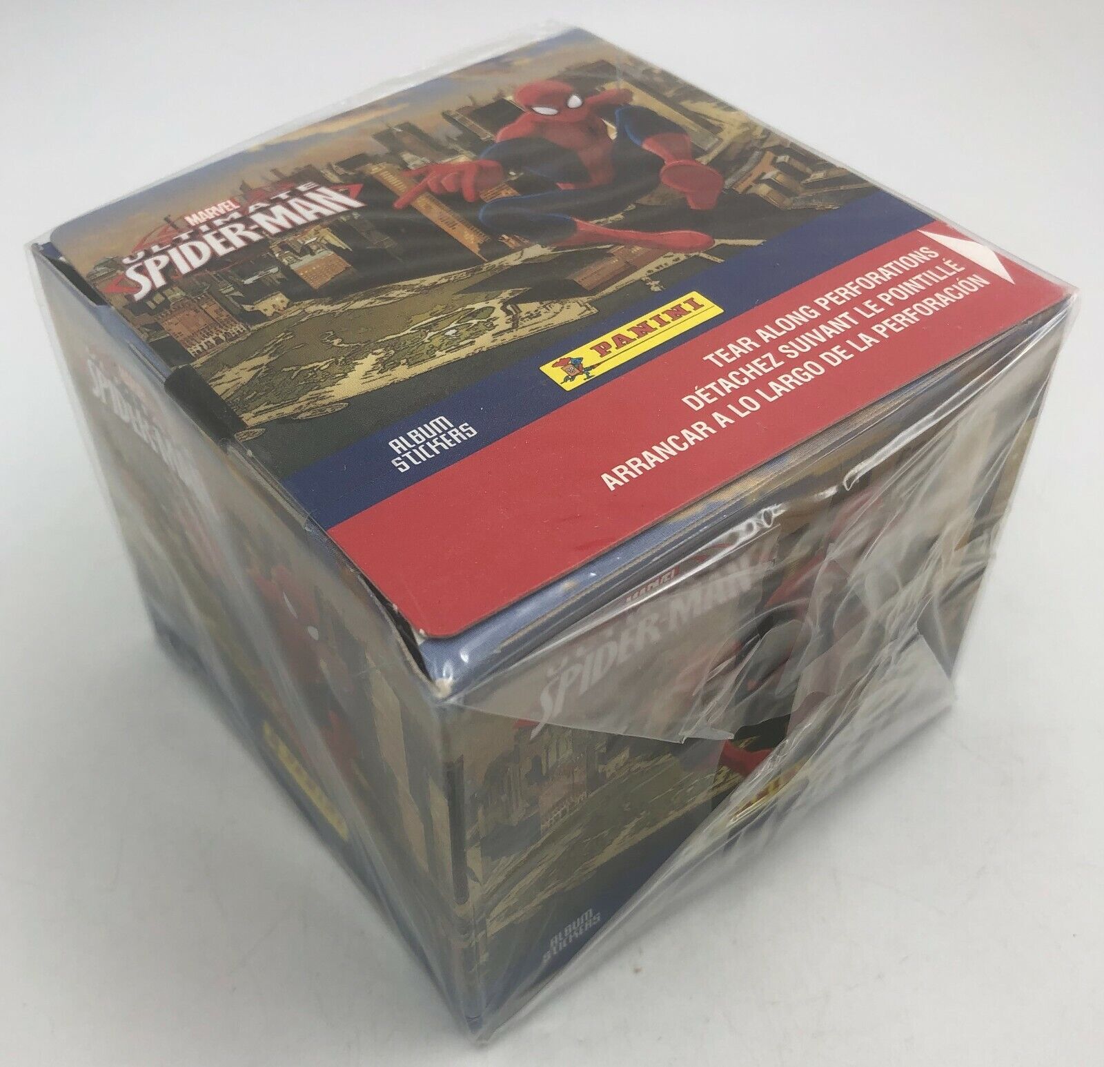2014 Ultimate Spider-Man Marvel Panini Trading Card Sticker Pack Box 50 pks/Box