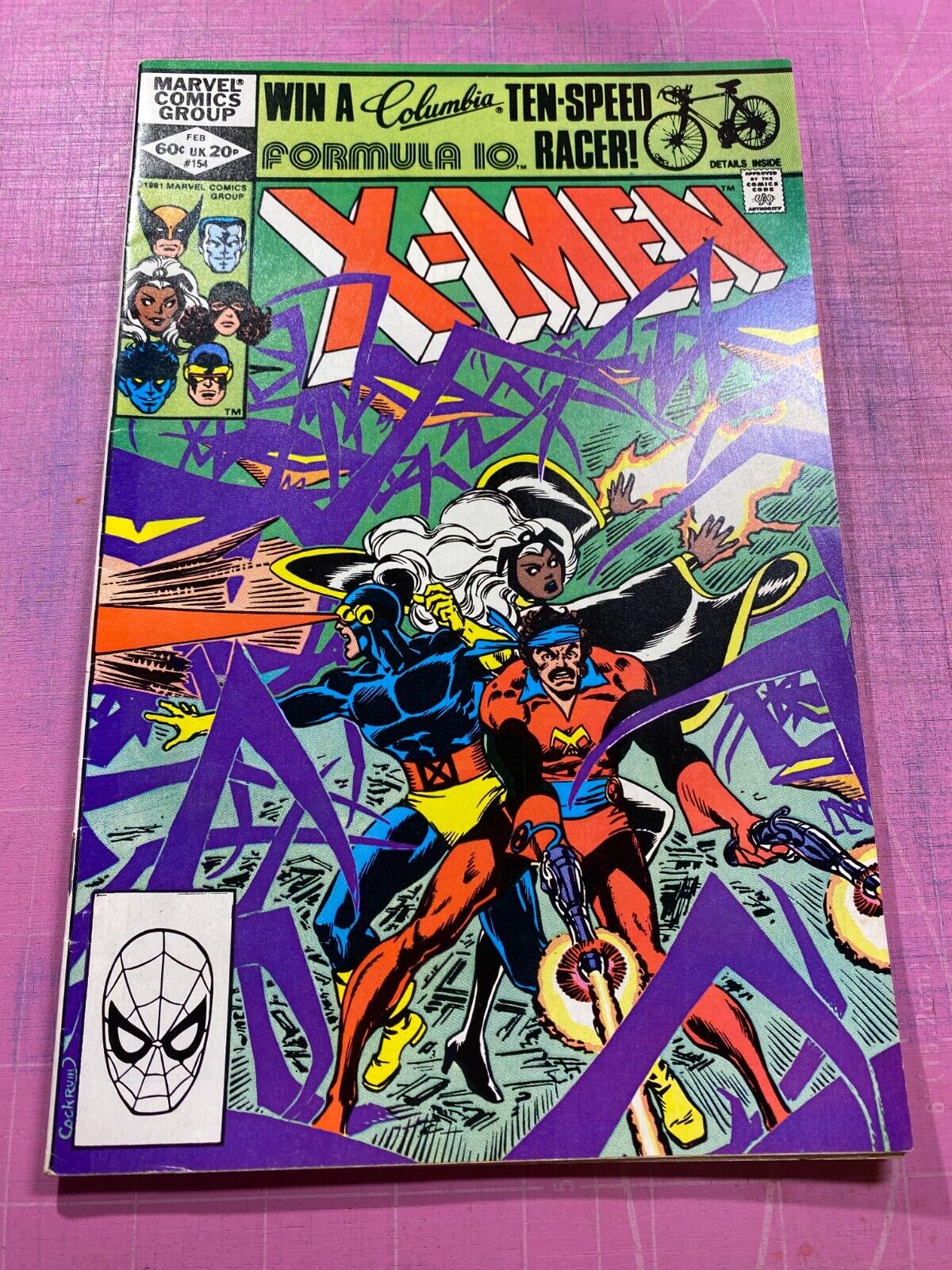 Uncanny X-Men # 154 (1982) VF- Very Fine- 7.5 Corsair, Carol Danvers Appearance
