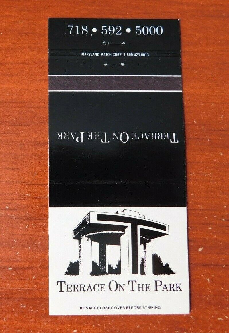 Matchbook cover- Terrace On The Park : View, European Cuisine - Queens, New York