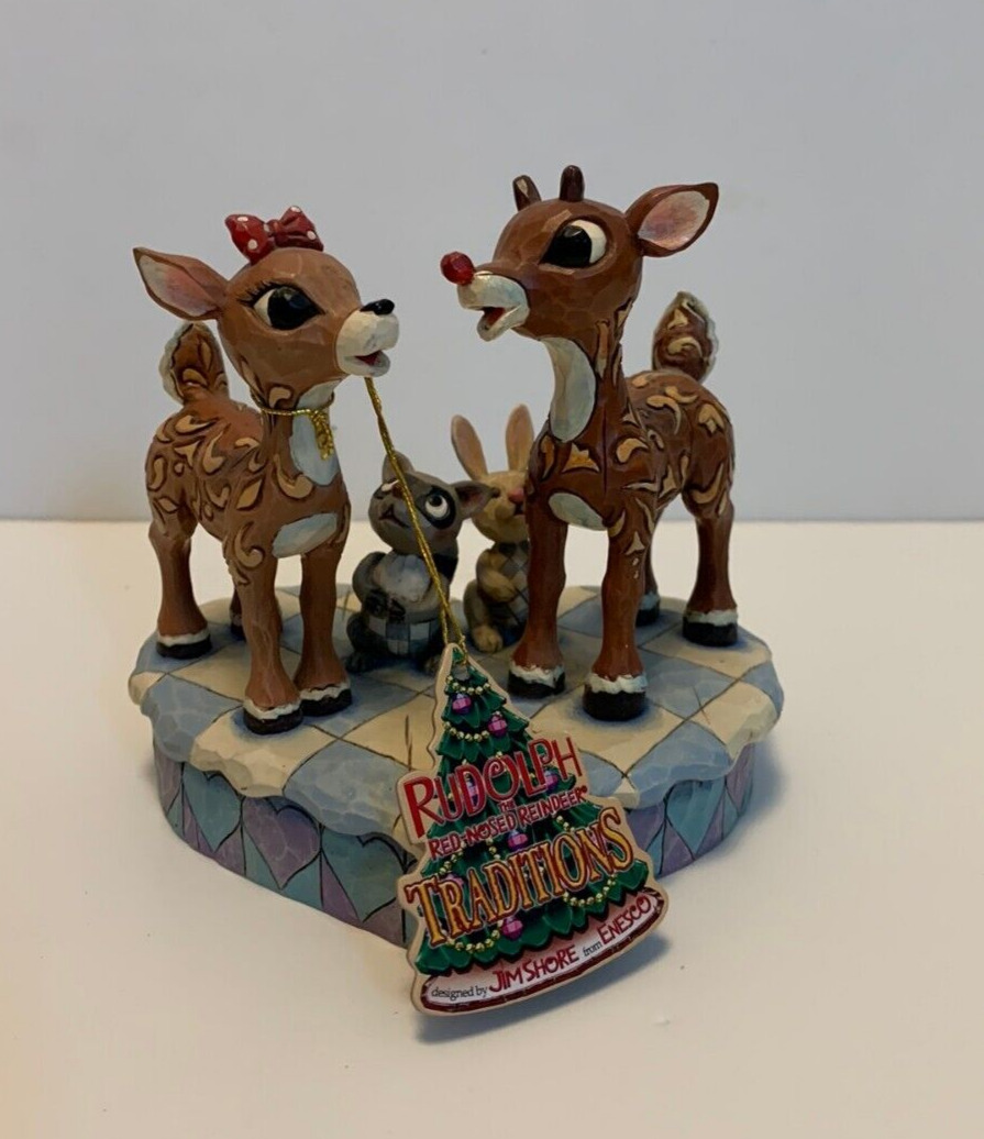Jim Shore Designs Rudolph & Clarice 4009800