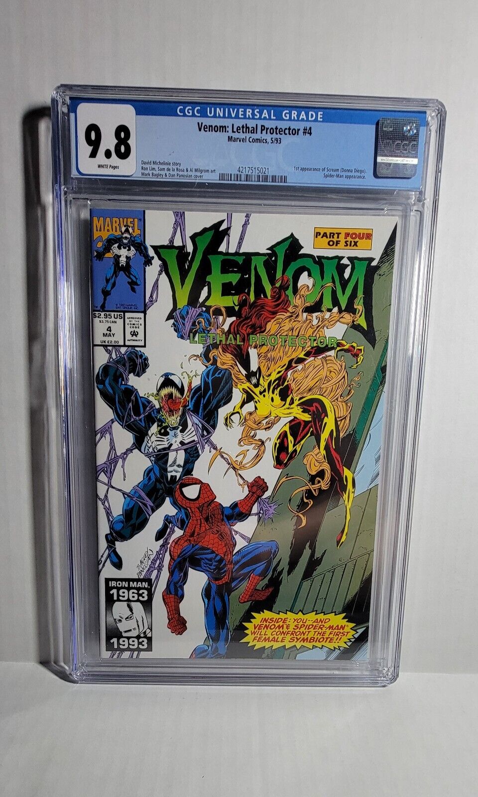 Venom: Lethal Protector #4: Marvel - 1st appearance of Scream CGC 9.8