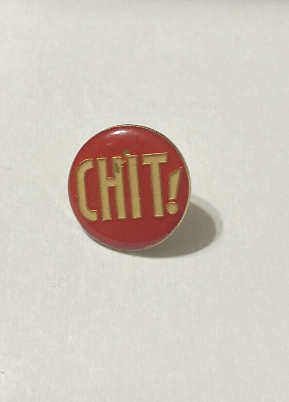 1970s CHIT enamel pin