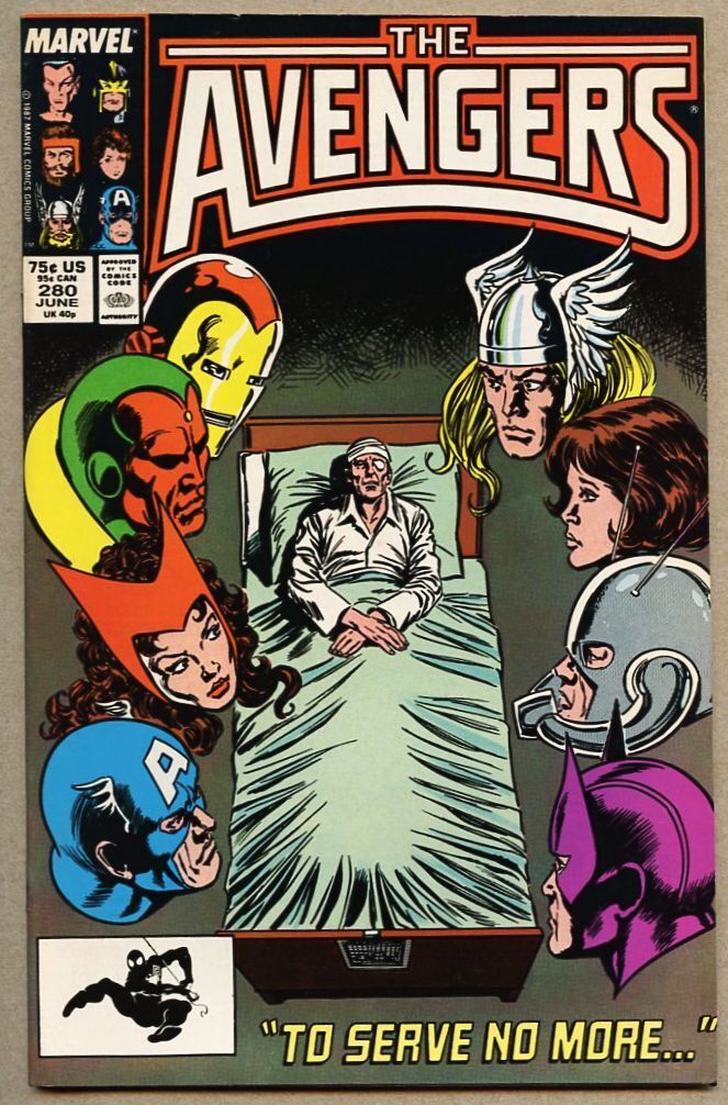 Avengers #280-1987 nm- 9.2 Kyle Baker John Buscema History of the Avengers
