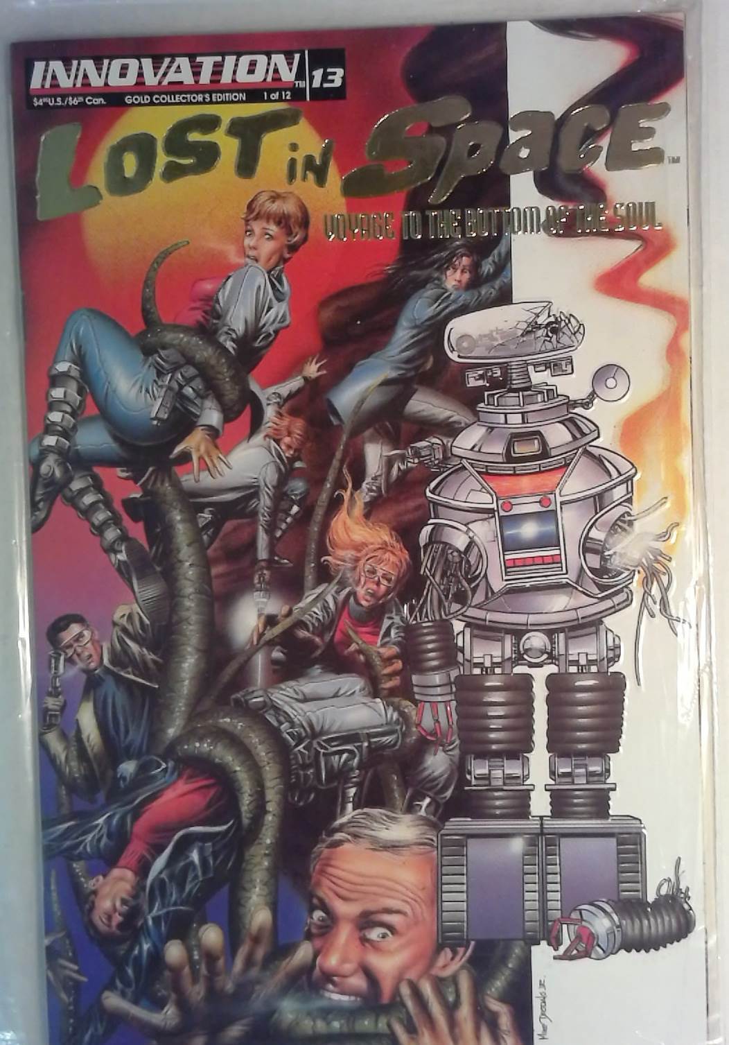 Lost in Space #13 Innovation (1993) Gold Title Edition Comic Book