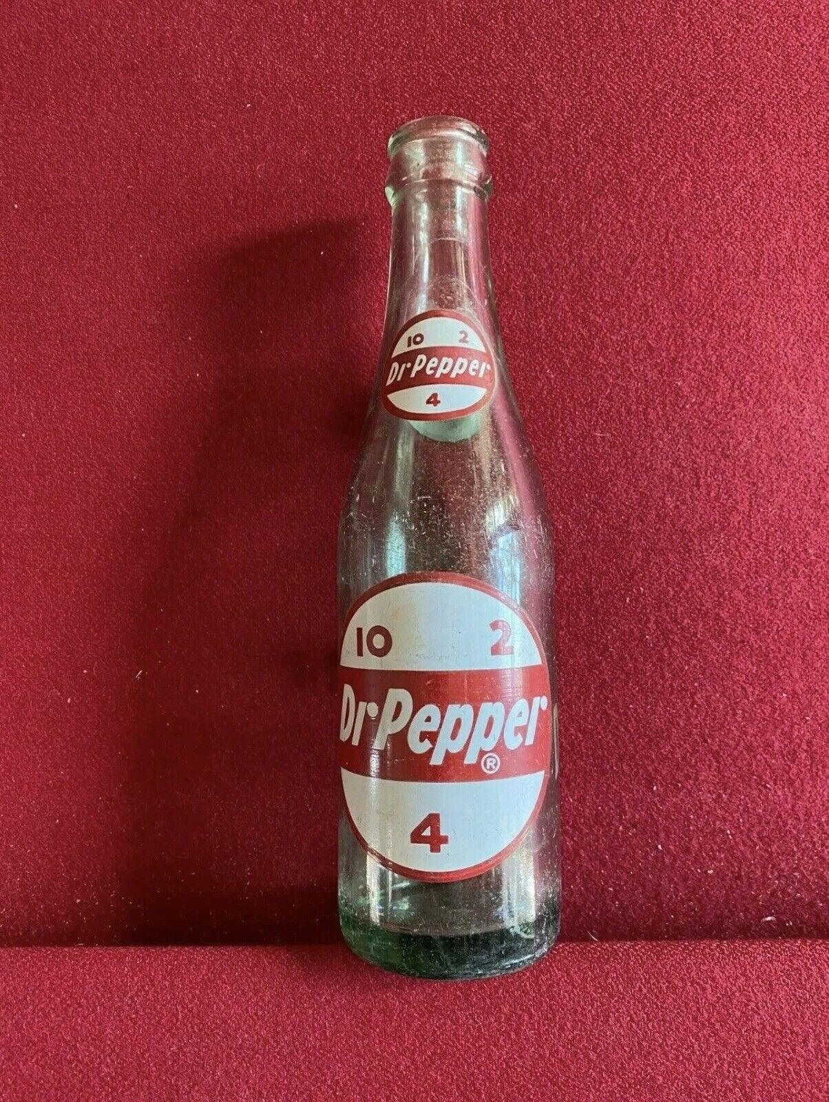 Vintage 10 Ounce 1967 10-2-4 ACL Dr. Pepper Bottle