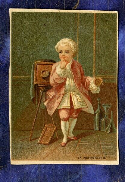 Chrome Photographer Photographer 18th Alfred Clarey Old Trade Card