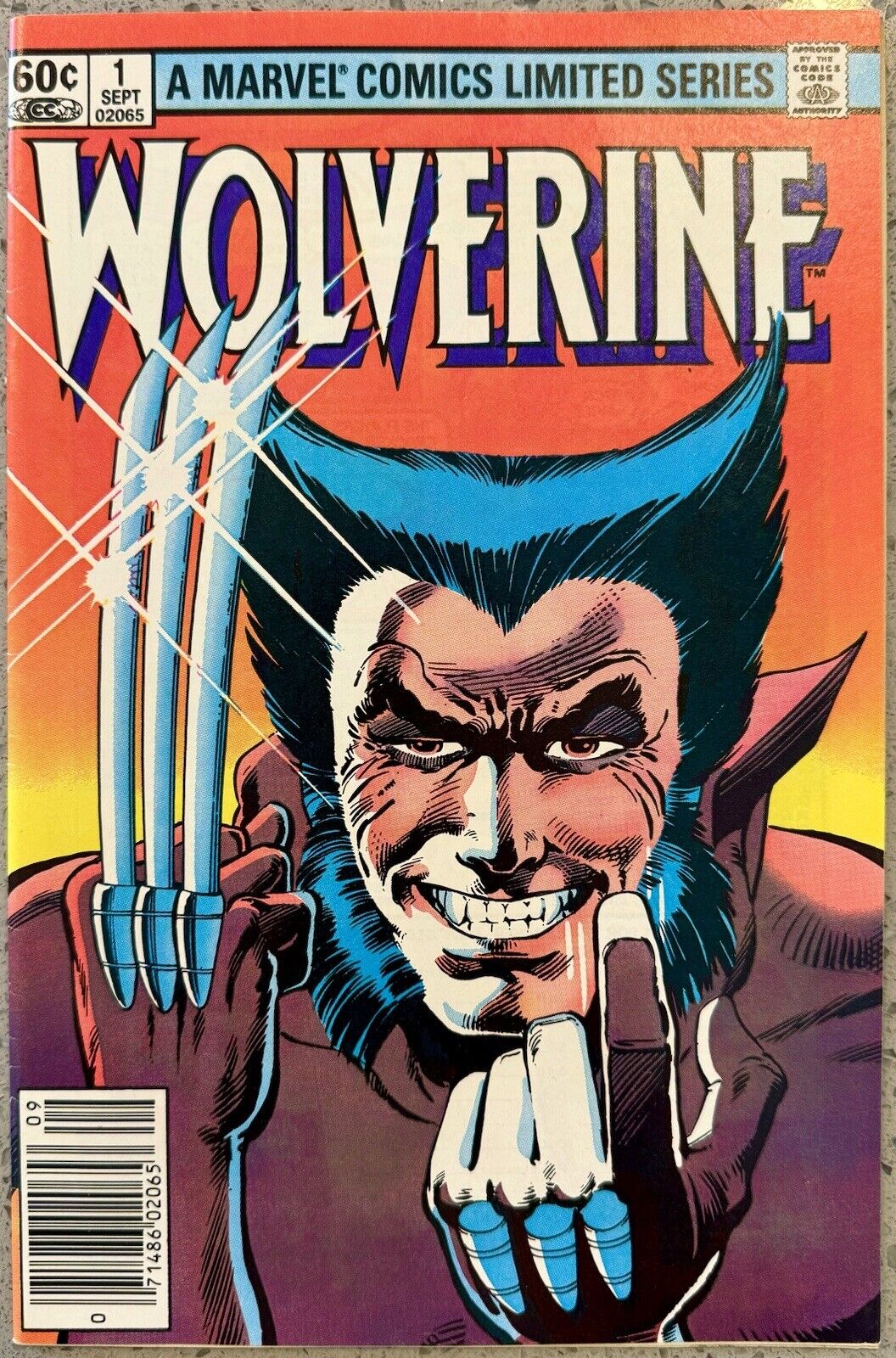 WOLVERINE #1 1982 NEWSSTAND 🔥💎 1st Wolverine Solo/Limited Series SNIKT