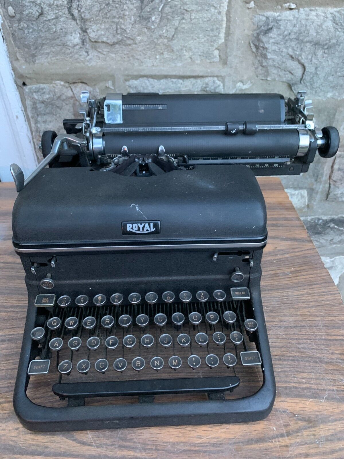 Antique Royal Typewriter Cast Iron Made In USA