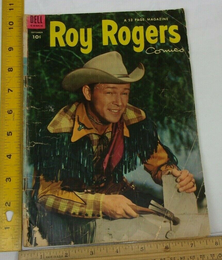 Roy Rogers 69 G/VG DELL comic book 1950s photo cover