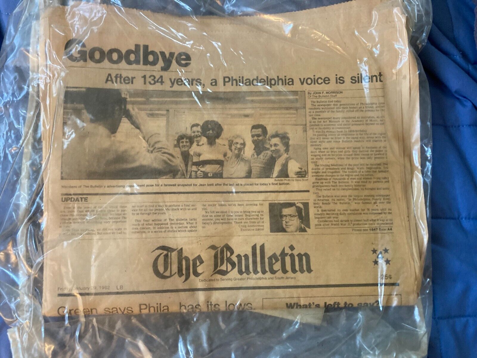The Bulletin (Philadelphia) final edition - January 29, 1982