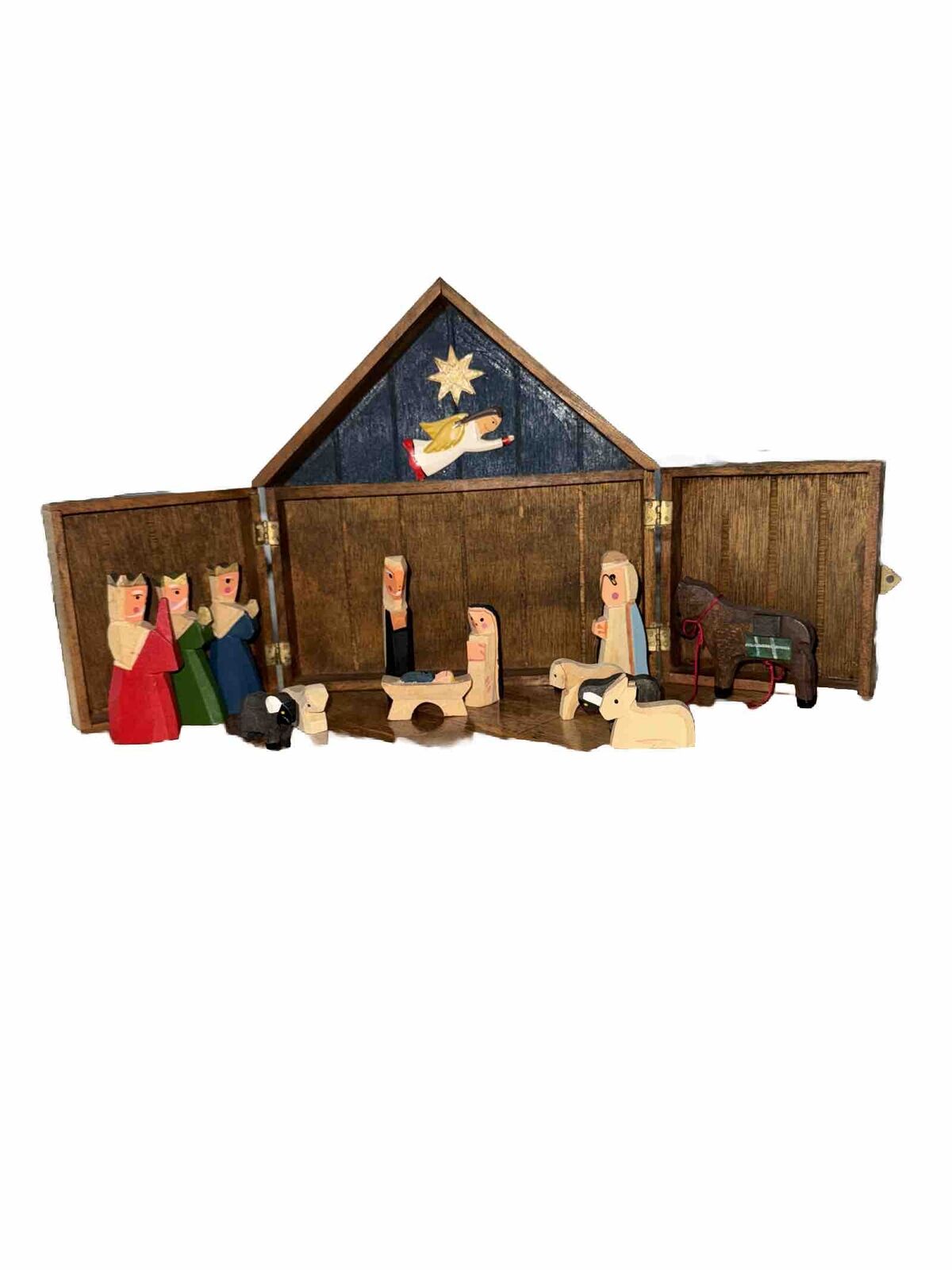 Vintage Lillian Vernon Christmas Nativity Set 14 Pieces