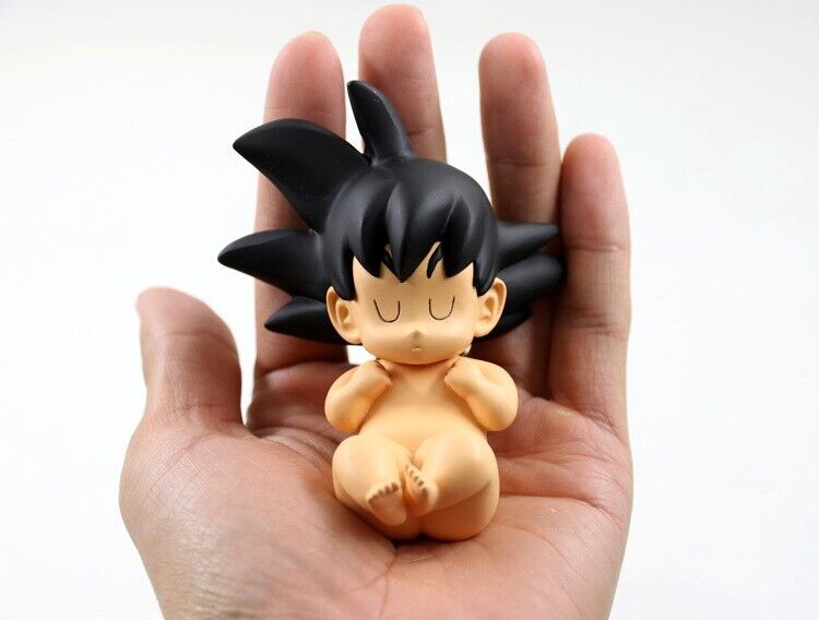 Cute Baby Sleeping Goku Young Son Goku Figure Toy Kids Xmas Gift 3in Dragon Ball