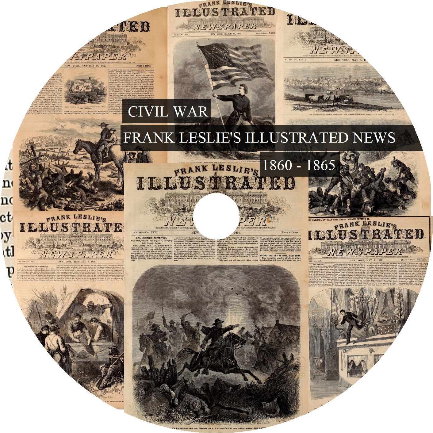 Civil War: Frank Leslie\'s Illustrated Newspaper 1860-1865