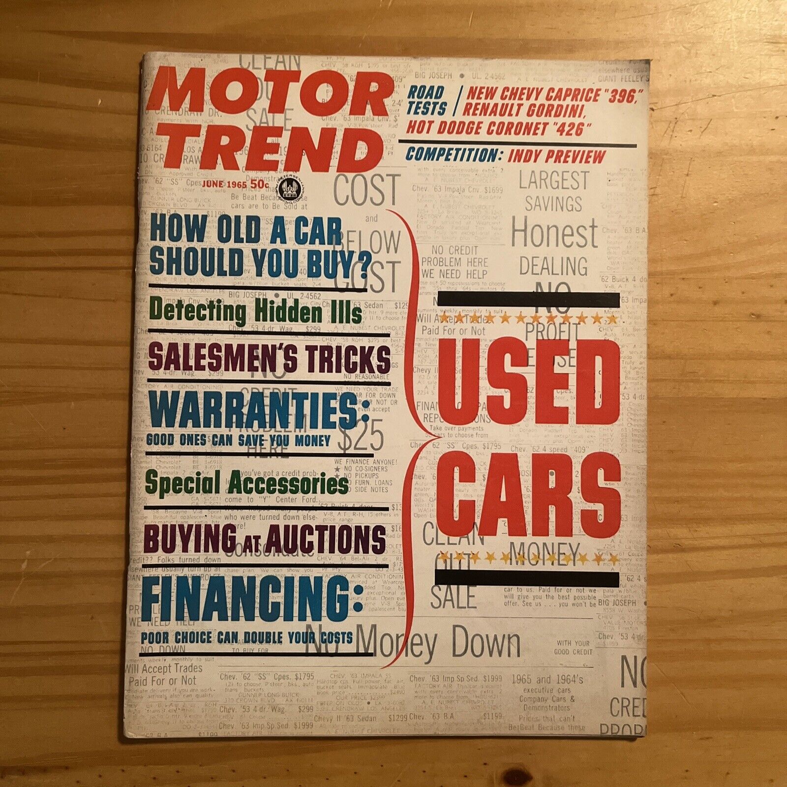 Motor Trend Magazine June 1965 Volume 17 No. 6