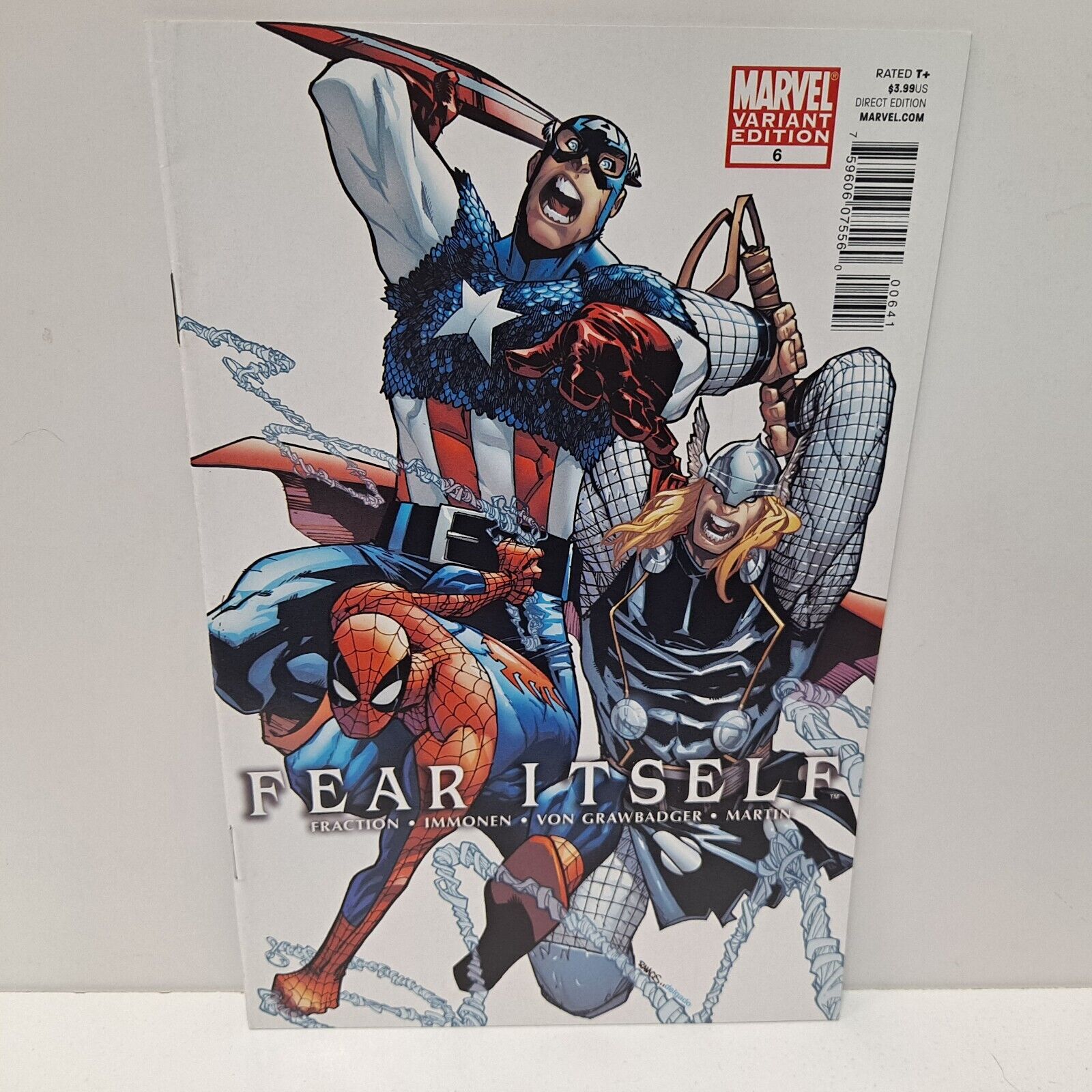 Fear Itself Book #6 Marvel Comics Variant Cover VF/NM