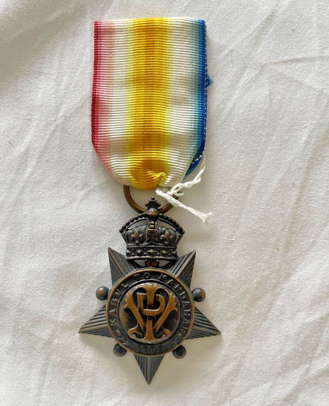 Kabul To Kandahar Star Medal 1880 to Trumpeter Royal Artillery