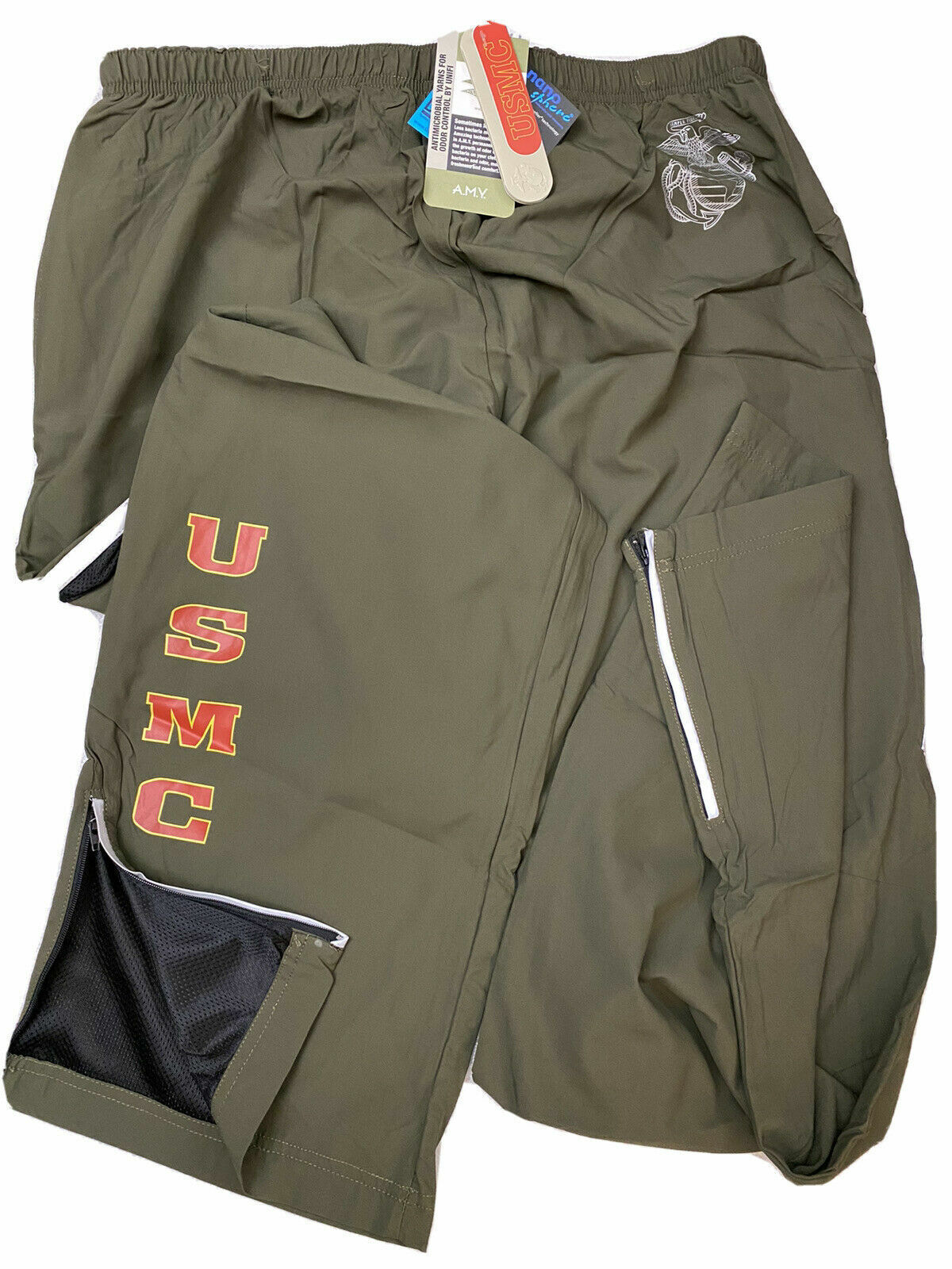 New-USMC NEW BALANCE PT / ATHLETIC PANTS U.S. MARINES SIZE XXSmall Short