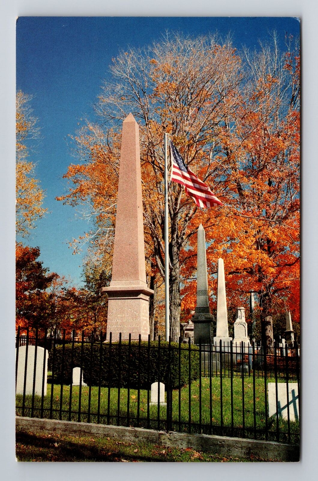 Buffalo NY- New York, Forest Lawn Cemetery & Garden, Vintage Souvenir Postcard